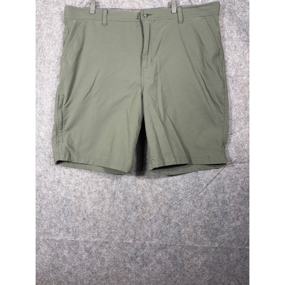 GERRY Mens Cargo Shorts Olive Green‎ Outdoor Hiking Casual Size 40